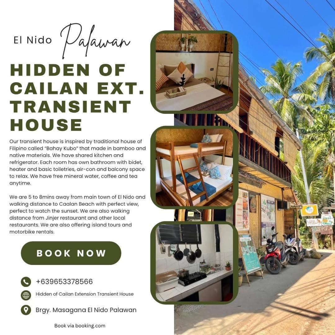 Hidden Of Cailan Extension Transient House El Nido Extérieur photo